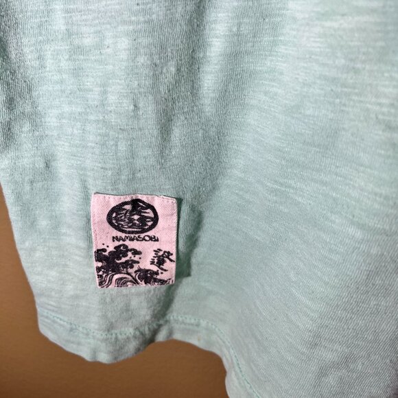 Rare Namitatu Relax Surf Style Men’s XL Light Green T-Shirt - Picture 7 of 13